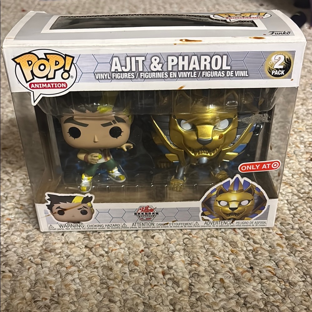 Funko Pop! Animation Ajit & Pharol Gold and Black Figures